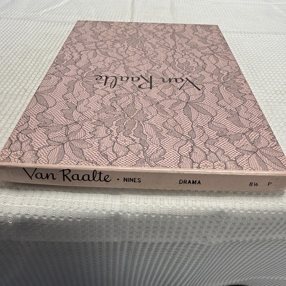 3 Vtg 50s Van Raalte Nines Drama  8.5P Nylon Stockings Seams New Box Thigh High - Picture 2 of 5